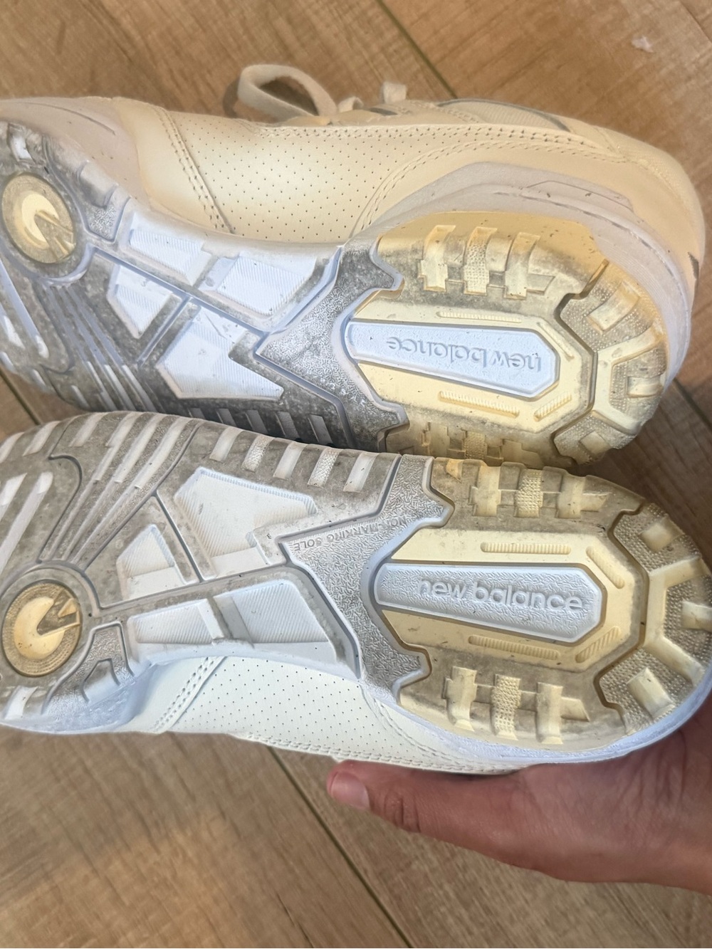 New Balance 550 Sneaker, 9.5, seasalt/calcium - Picture 15 of 16